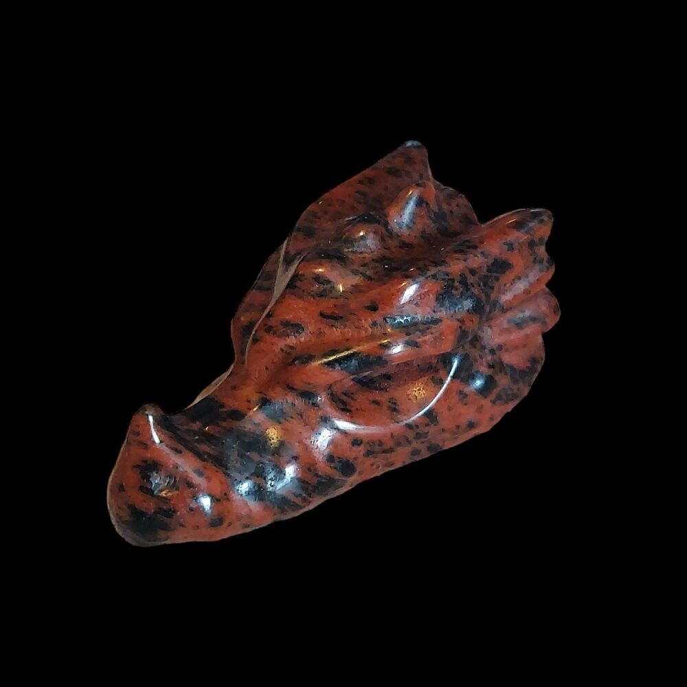 Mahogany Obsidian Stone Dragon
